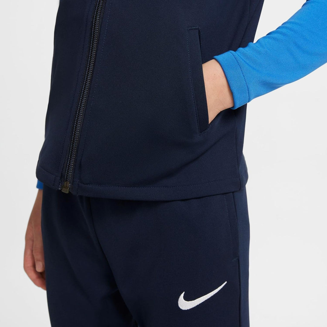 Nike Unisex Kinder Lk Nk Df Acdpr Trk Suit K Tracksuit, OBSIDIAN/OBSIDIAN/ROYAL BLUE/WHITE