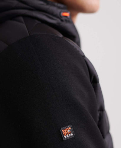 Superdry Herren Core Gymtech Hybrid-Sport-Sweatshirts M Schwarz, M Schwarz