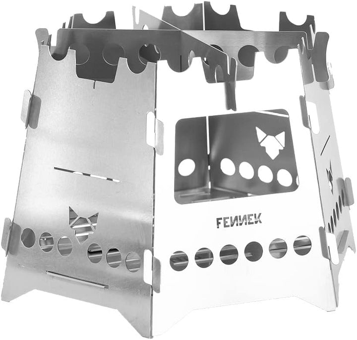 FENNEK Hobo | Erweiterungsset aus hitzebeständigem Edelstahl | für grössere Töpfe und Pfannen | Made
