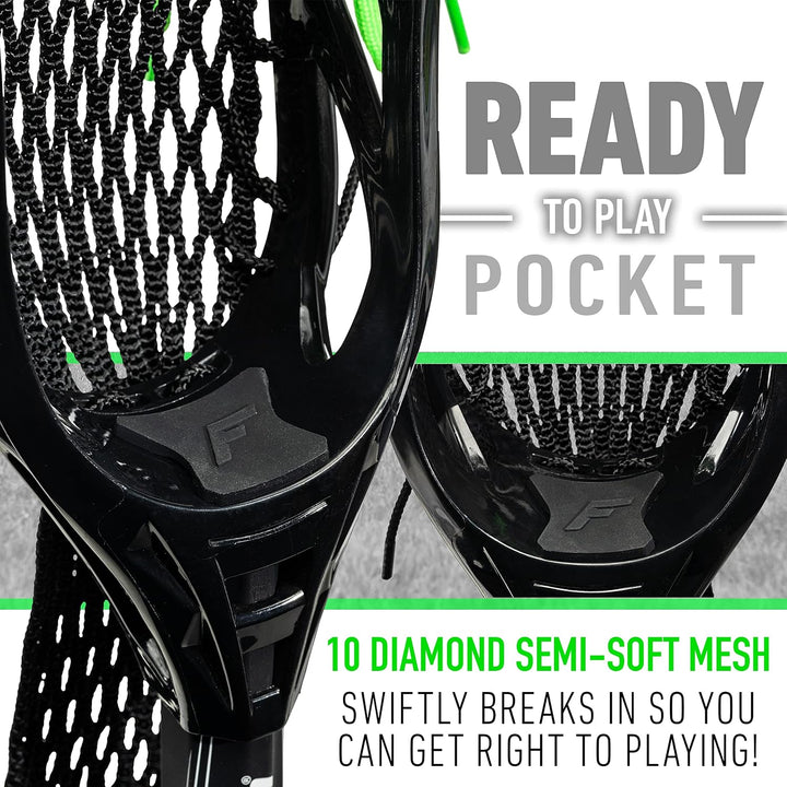 Franklin Sports Ambush Lacrosse Sticks Herren + Damen Erwachsene + Jugend Aluminium Lax Sticks Junge