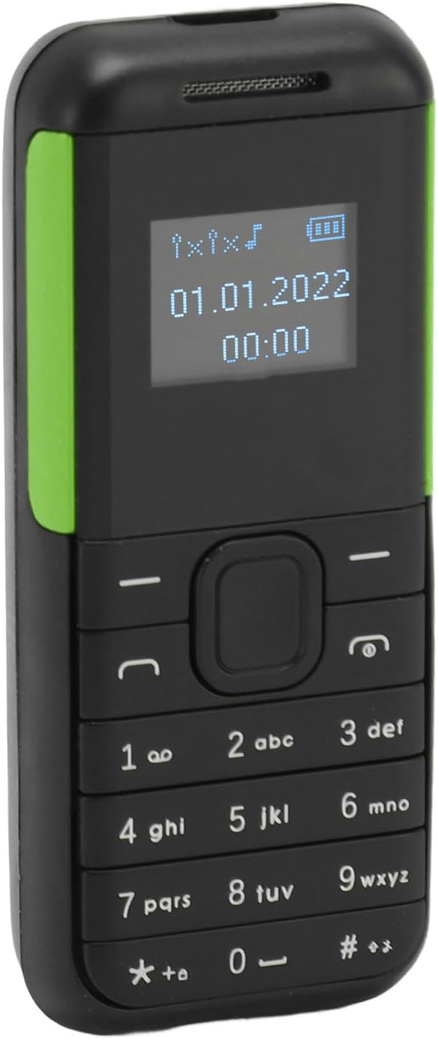 Kleinstes Mobiltelefon, Kleines 2G Telefon, Entsperrtes Telefon, Dual SIM GSM Handy mit Freihändigem