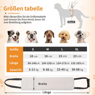 Hundegeschirr Hunde Tragehilfe Einstellbar Gehhilfe Hund Treppe Hund Hinten Lift Support Geschirr Kl