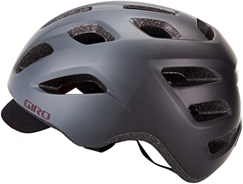 Giro Cormick Fahrradhelm - mat Grey/Maroon Matte Grey/Maroon 22 Einheitsgrösse, Matte Grey/Maroon 22