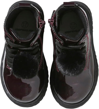 Vertbaudet Baby Lack-Boots mit Reissverschluss 20 EU Bordeaux, 20 EU Bordeaux