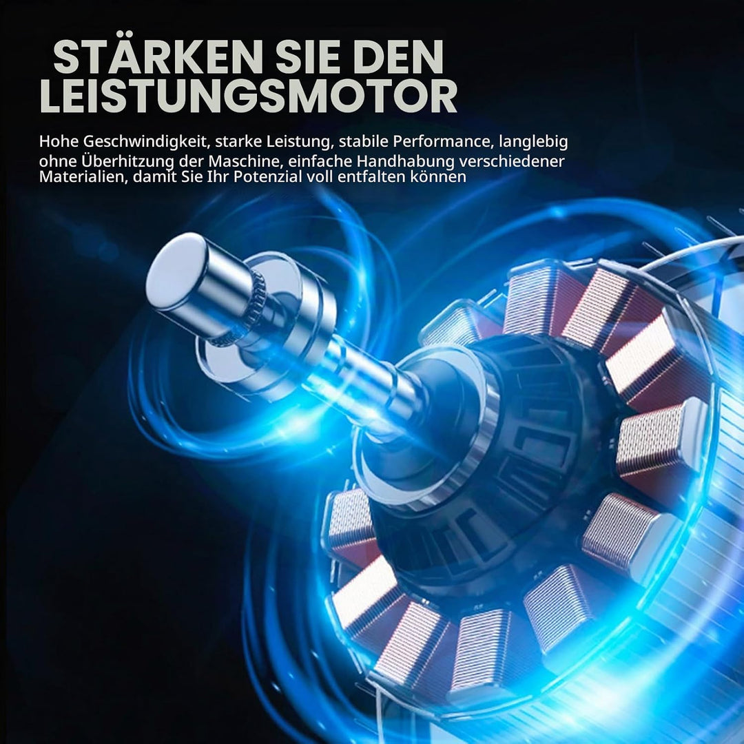 Mini Akku-Drehwerkzeug, Mini Elektroschleifer 5-Gang 8000rpm bis 16000rpm Rotary Tool Kit Drill Poli