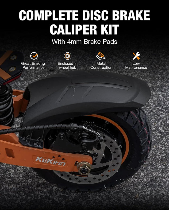 Bremssattel für Scheibenbremsen, kompatibel mit Kukirin G2 Max / G2 Pro Elektro-Scooter, die mechani