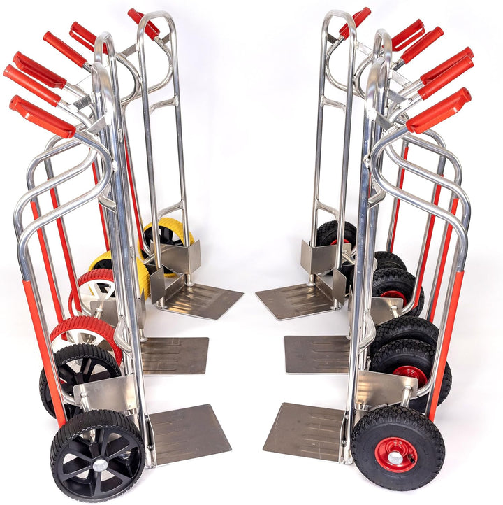 RLW Profi Aluminium Sackkarre Stapelkarre Alu200 200 kg - Schaufel 280 x 280 mm - Made in EU - kein