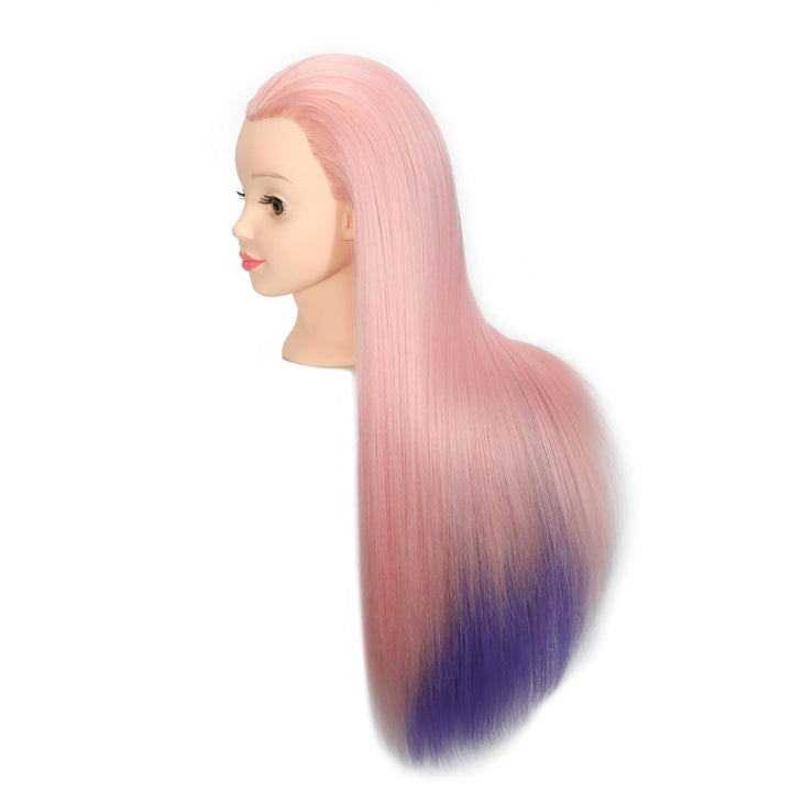 Mannequin-Kopf, 66 - 71 cm, Haarstyling, Training, Manikin, Kosmetologie, Puppenkopf, Kunstfaser, mi