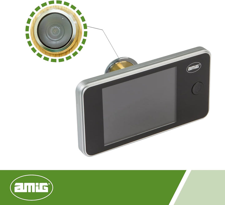 Amig - Digitaler Türspion mit 3,2'' LCD-Display DWR 3.2 HD | Video-Kamera-Spion | Einfache Installat