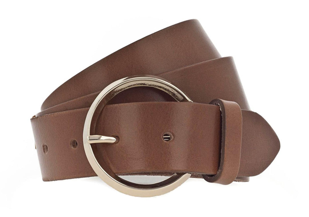 Vanzetti 35mm Full Leather Belt W85 Cognac