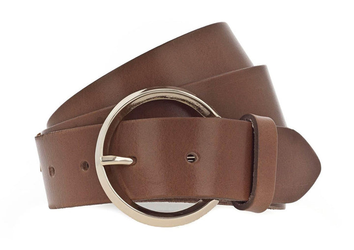 Vanzetti 35mm Full Leather Belt W85 Cognac