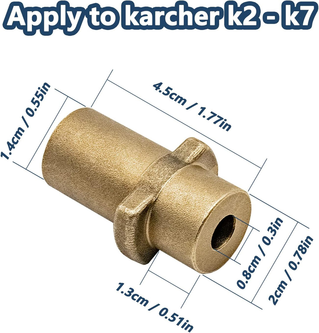 K-Serie K2/K3/K4/K5/K6/K7 Autohochdruckreiniger kompatibel mit männlichen Adapter und weibliche Scha