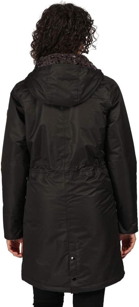 Regatta Damen Rimona Waterproof Breathable Taped Seams Insulated Lined Hooded Jacket Jacke XXS Schwa