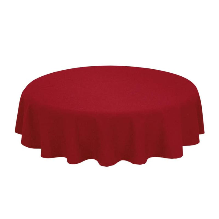 Tischdecke Rund Red 163cm Ø Rot 163 cm Ø, Rot 163 cm Ø