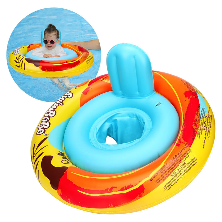 Swimbobo Baby Schwimmring, Schwimmhilfe Sicher und sichtbar auf dem Wasser, Schwimmsitz Kleinkinder,