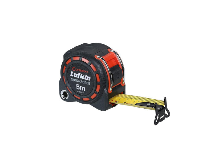 Lufkin L1116CM 3cm x 5m Shockforce Doppelseitiges Massband, 30 Meter Fall Getestet - Version mit Gel