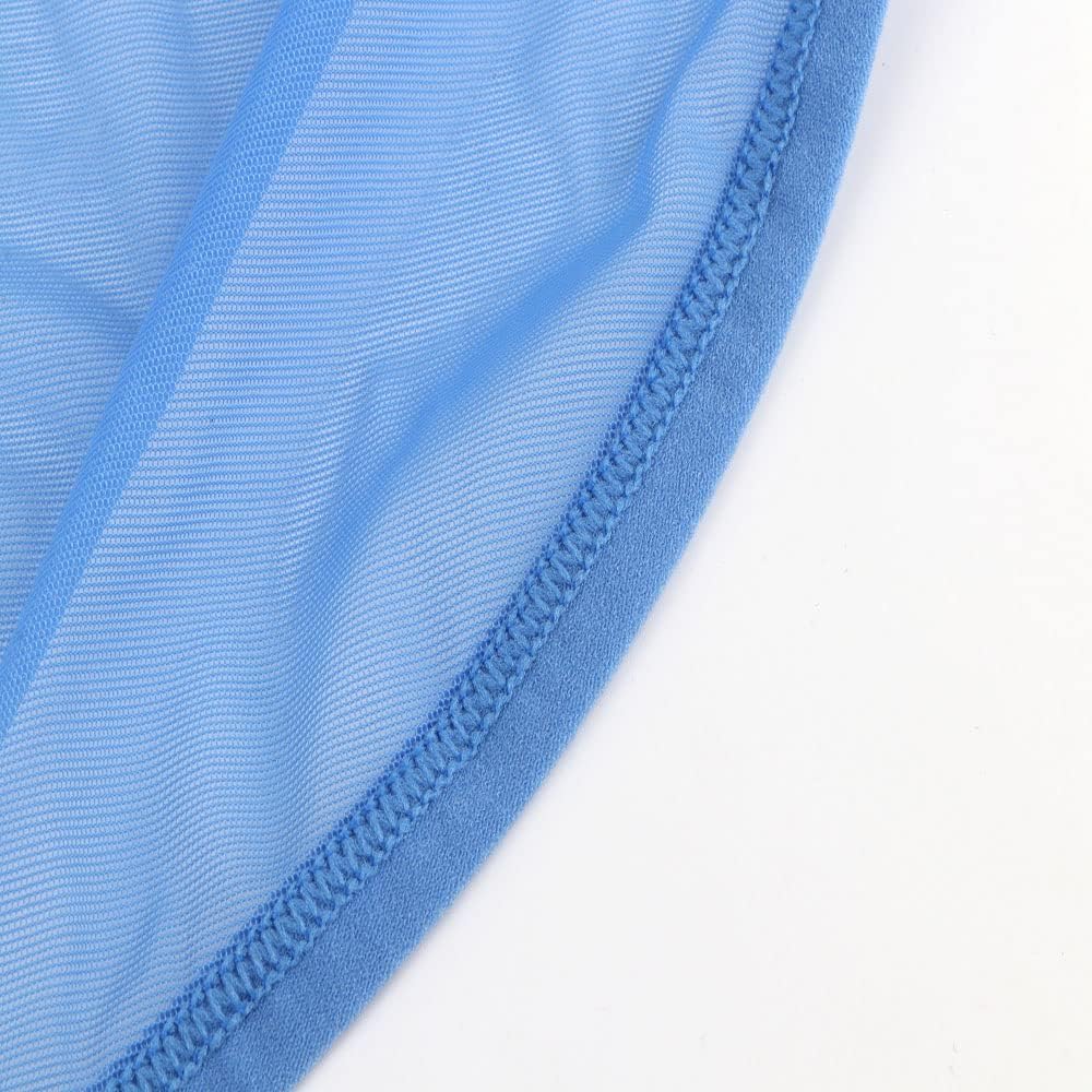 Herren Boxershorts Transparent Leicht Luftig Atmungsaktiv Bequem Geeignet für den Sommer Blau L, Bla