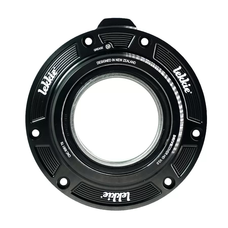 windmeile | Lekkie Drive Cover, Motor Hülle, für Bafang BBS03 BBSHD, Schwarz/Silber/Rot/Slick, Fahrr