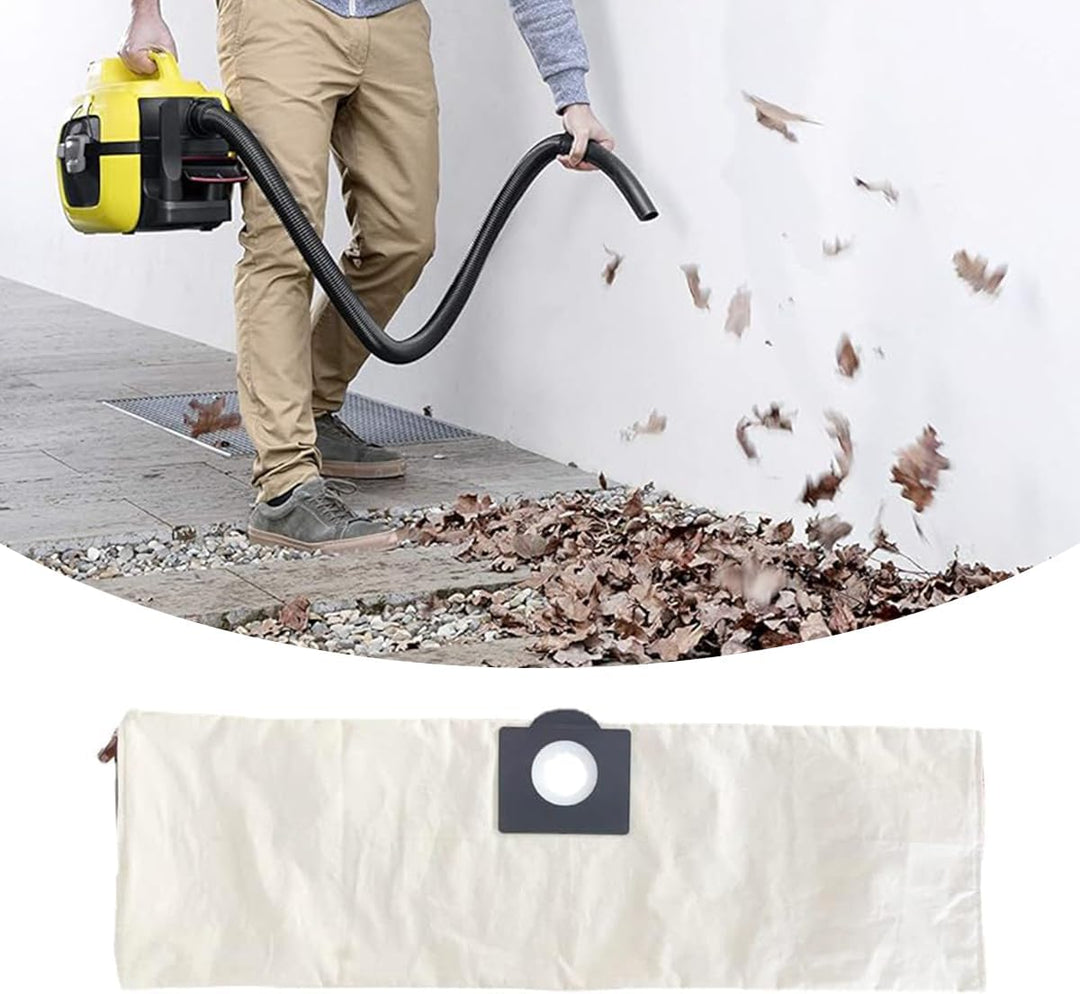 Ersatz-Staubbeutel, waschbarer Reissverschluss-Filterbeutel für Kärcher WD1/MV1/TN-Serie Staubsauger