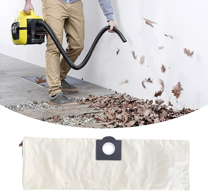 Ersatz-Staubbeutel, waschbarer Reissverschluss-Filterbeutel für Kärcher WD1/MV1/TN-Serie Staubsauger