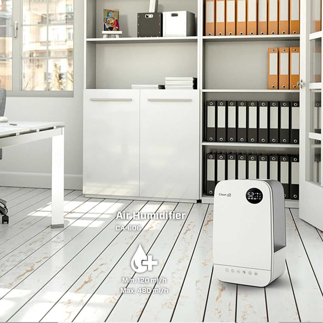 Luftbefeuchter mit Ionisator und Aromatherapie - Clean Air Optima CA-606W- Befeuchtungsleistung max.