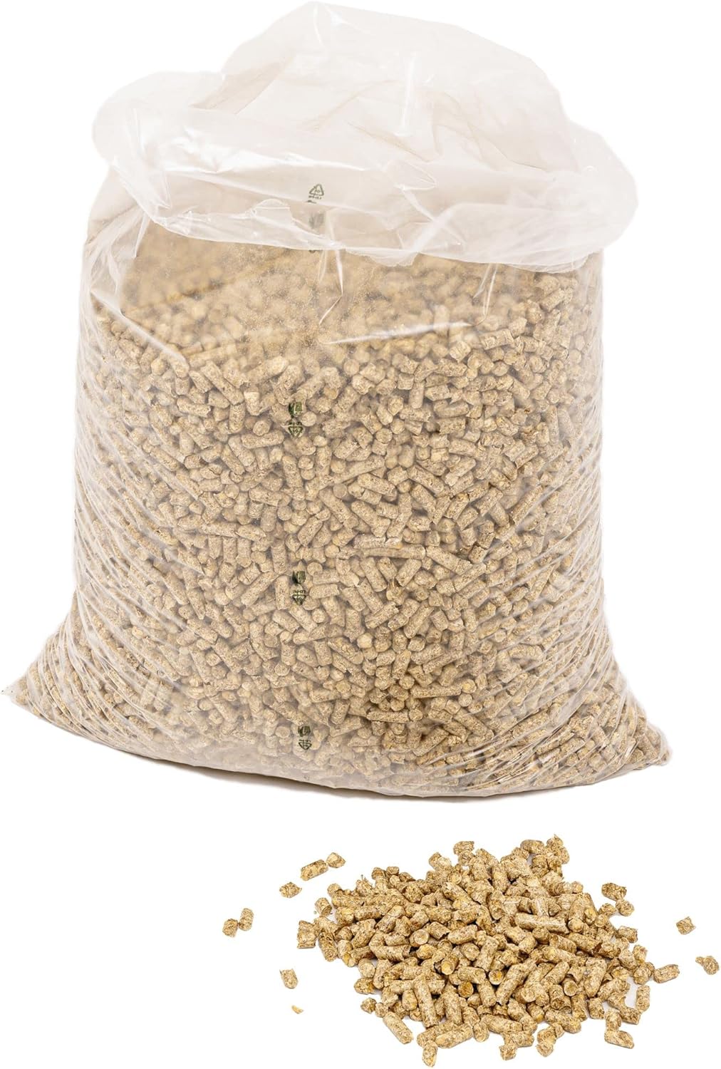 Jumbogras® Einstreu-Pellets aus Miscanthus|Elefantengras als Gross-Tier & Pferdeeinstreu, statt Stro