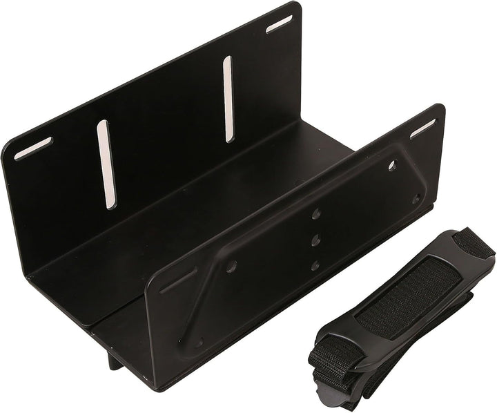 Techly 102239 PC-Halterung für Wand oder Schreibtisch, Schwarz