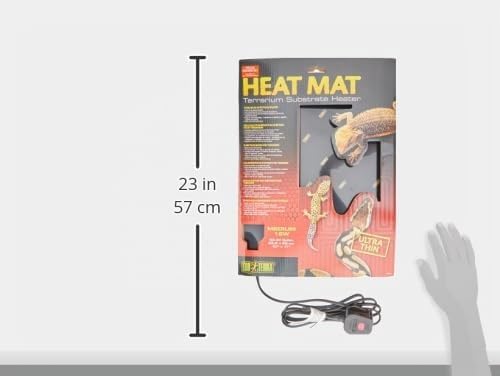 Exo Terra Heat Mat, Substratheizung für Terrarrien, zur Montage unter dem Terrarium, 16W, 26,5 x 28c
