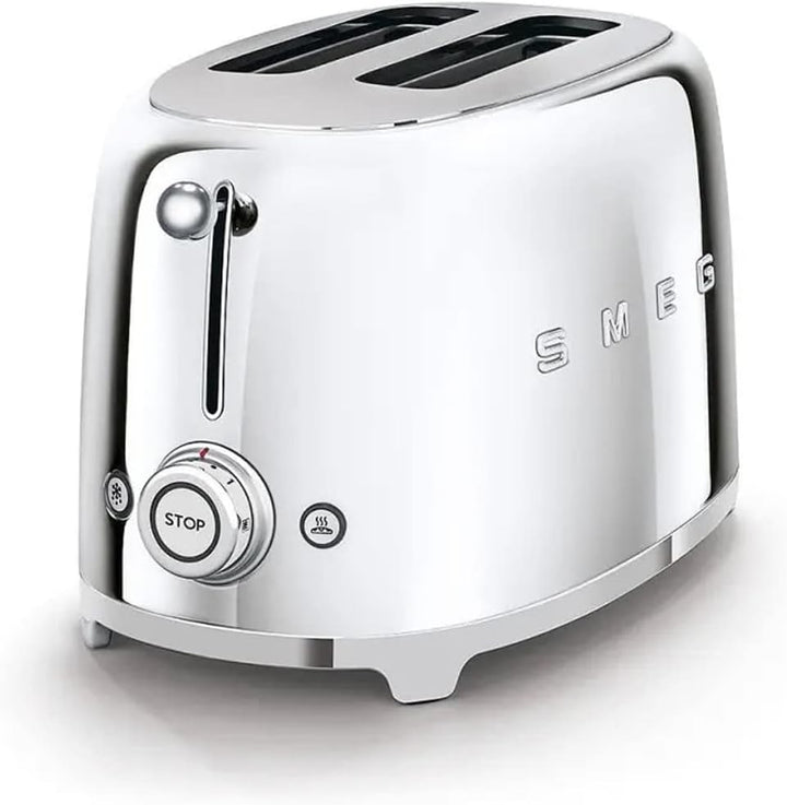 SMEG - Torradeira 2 Tostas TSF01SSEU, Silber