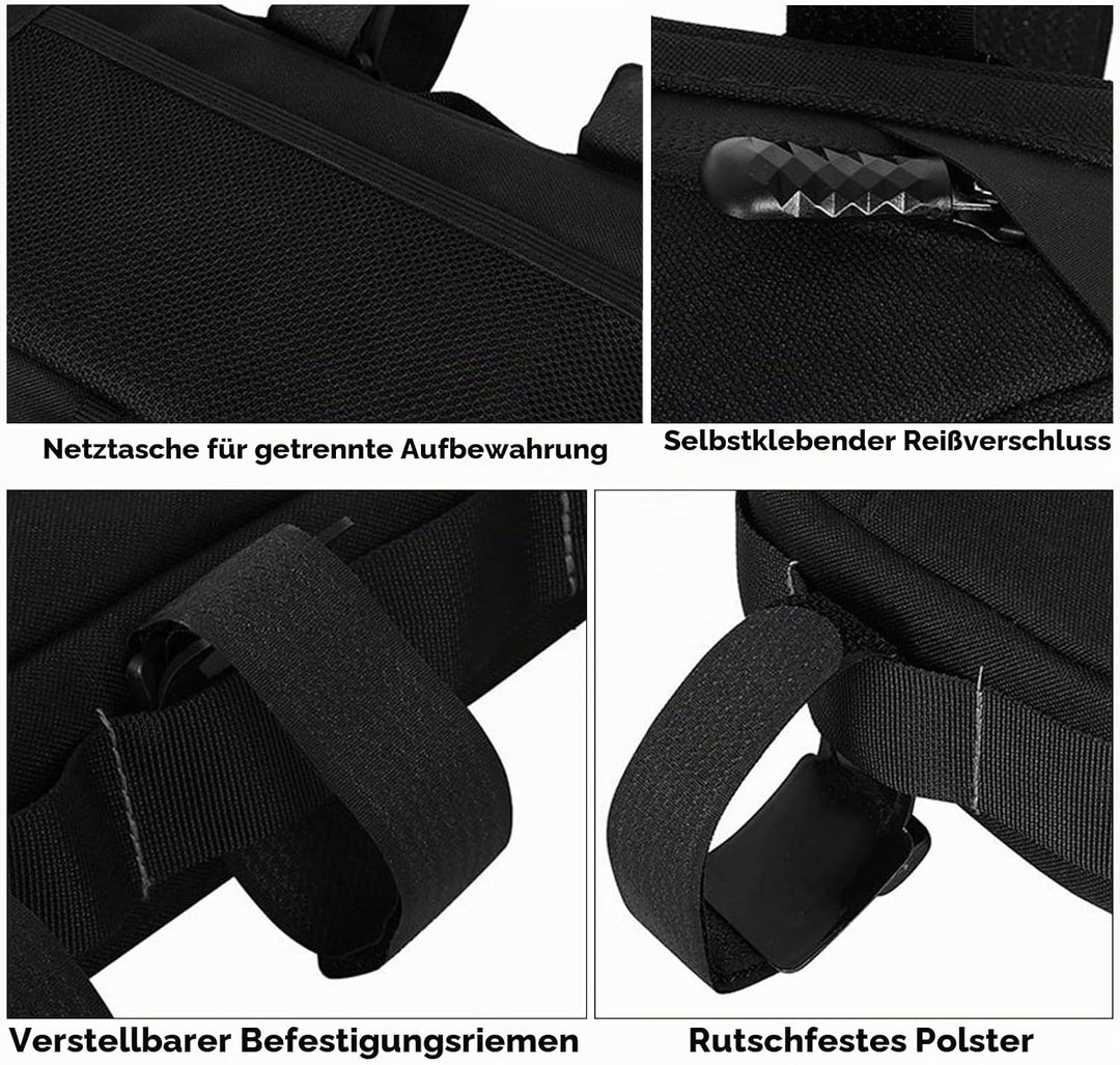 Fahrrad Rahmentasche Dreiecktasche 3L Fahrradtasche Rahmen Triangle Bag Rohrtasche Oberrohrtaschen T