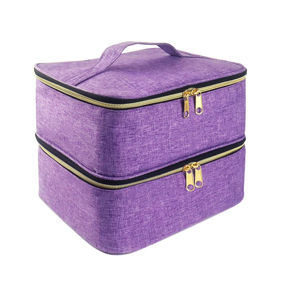 Boczif Nagellack Aufbewahrung, Nagellack Organizer Tasche, Schminktisch Organizer Geeignet für Nagel
