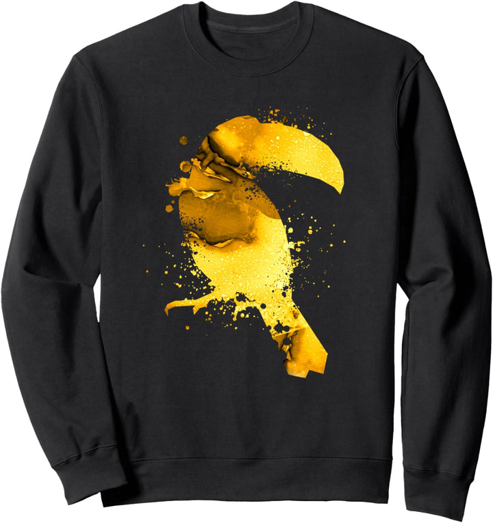 Vintage Tukan Silhouette | Tropische Vögel | Vogel Tukan Sweatshirt