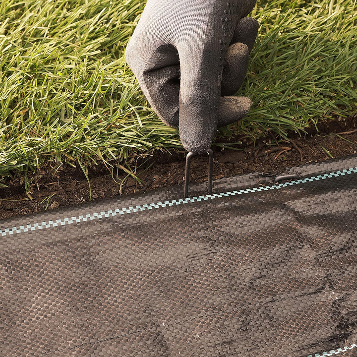 GardenMate 300 Erdanker 100mm lang, 13mm breit, Ø 2,9 mm, Befestigungsanker Bodenanker für den Garte