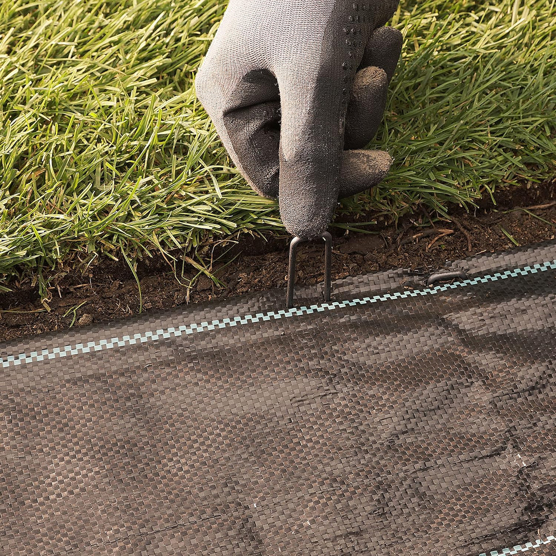 GardenMate 100 Erdanker 100mm lang, 13mm breit, Ø 2,9 mm, Befestigungsanker Bodenanker für den Garte