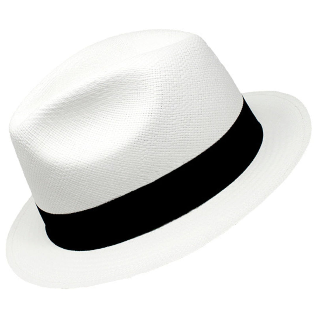 Gamboa Fedora Panama Hut Herren und Damen Sommer Strohhut Panamahut Sonnenhut UV-Schutz UPF50+, 60 W