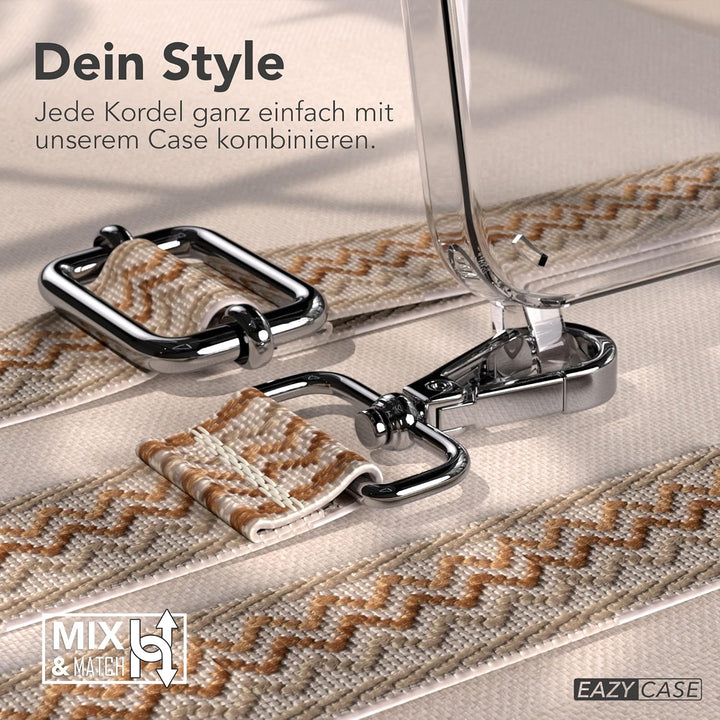 EAZY CASE Handykette - Verstellbares Taschenband kompatibel mit iPhone 16e, Schulterriemen, Handykor