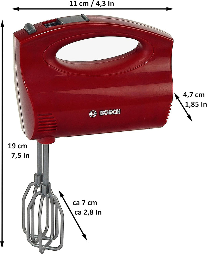 Theo Klein 6254 Bosch Bügeleisen I Hochwertiges Kinderbügeleisen mit Wassersprühfunktion I ab 3 Jahr