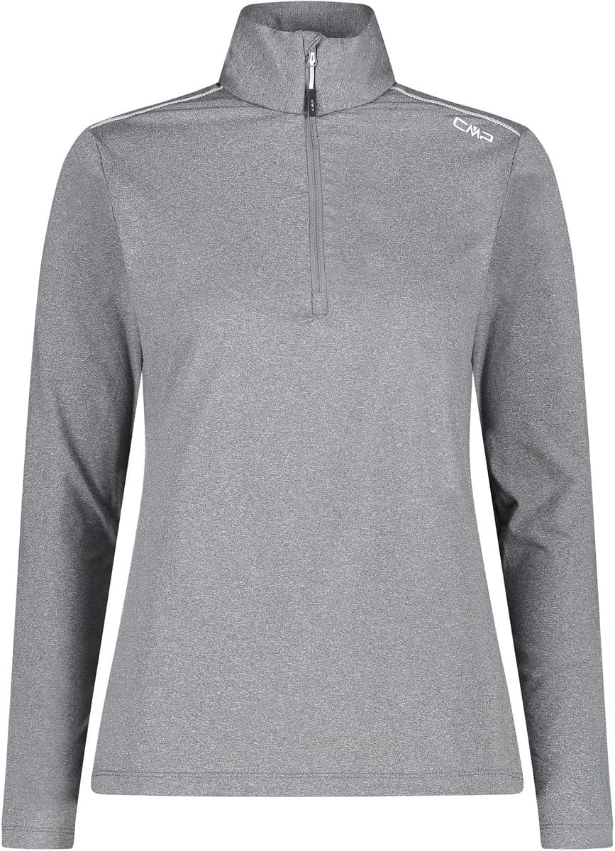 CMP Damen Softech-Pullover für Damen Sweater 42 Titan Mel., 42 Titan Mel.