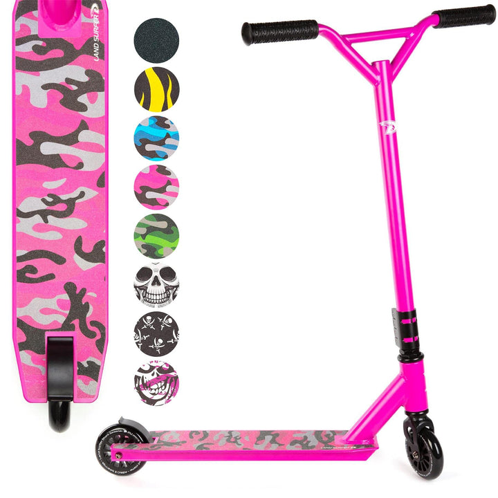 Land Surfer Stunt Scooter - Stunt Roller für Kinder ab 8 Jahren und Junge Erwachsene mit 360 Grad De