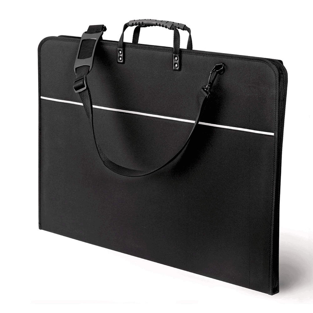 Artcare Künstlermappe (15423011 48 x 5 x 36 cm A3 Synthetik Material Quarz Fall, Schwarz