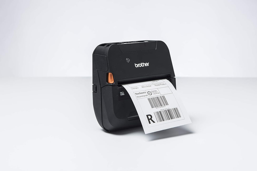 Brother RJ-4230B Etikettendrucker, 105 127 mm/Sek. mit Bluetooth und MFI, 127 mm/Sek. mit Bluetooth