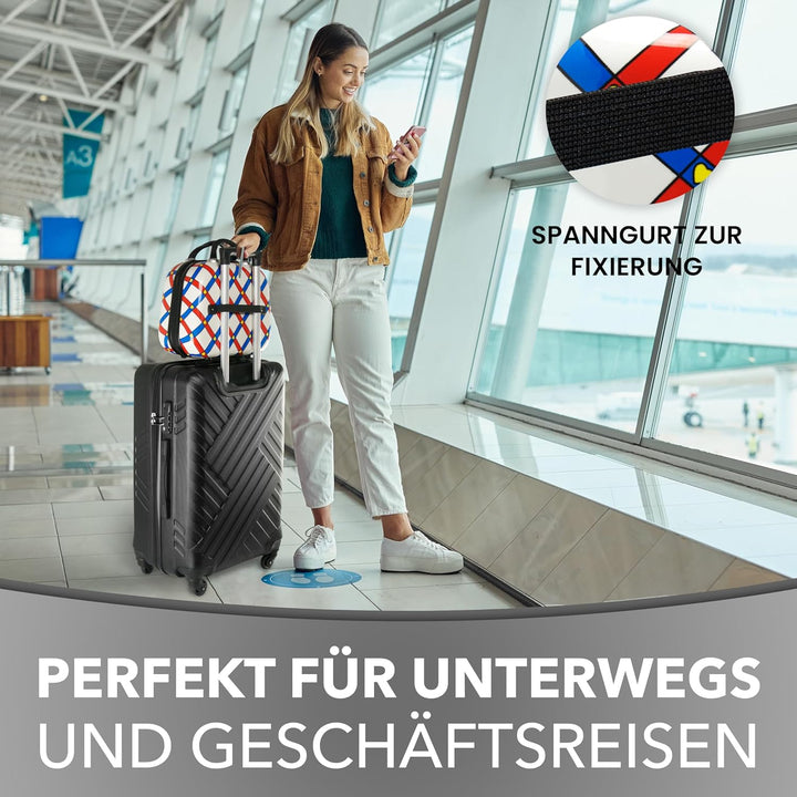 Xonic Kosmetikkoffer Damen – Beauty Case Hartschale für Reisen – Robustes Beautycase Damen mit Trage