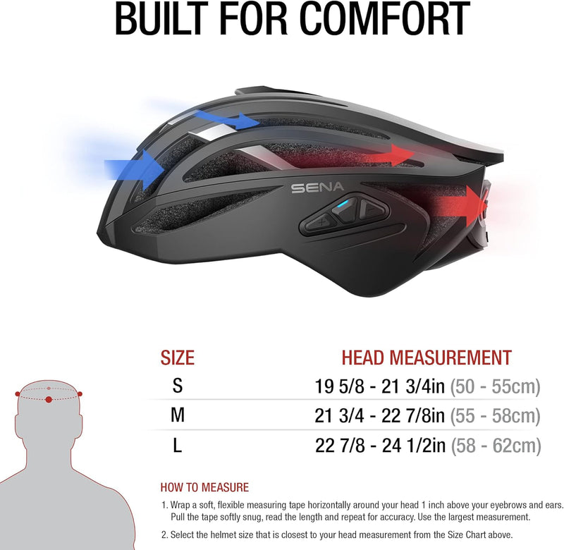 Sena R2 / R2 EVO Smart Rennradhelm S R2 Mattgrau, S R2 Mattgrau