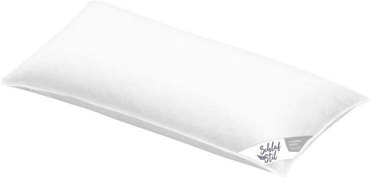 SCHLAFSTIL Faserkissen F400, Comforel Soft 3D-Markenfaser Grösse 40x80 40x80 cm Weiss, 40x80 cm Weis