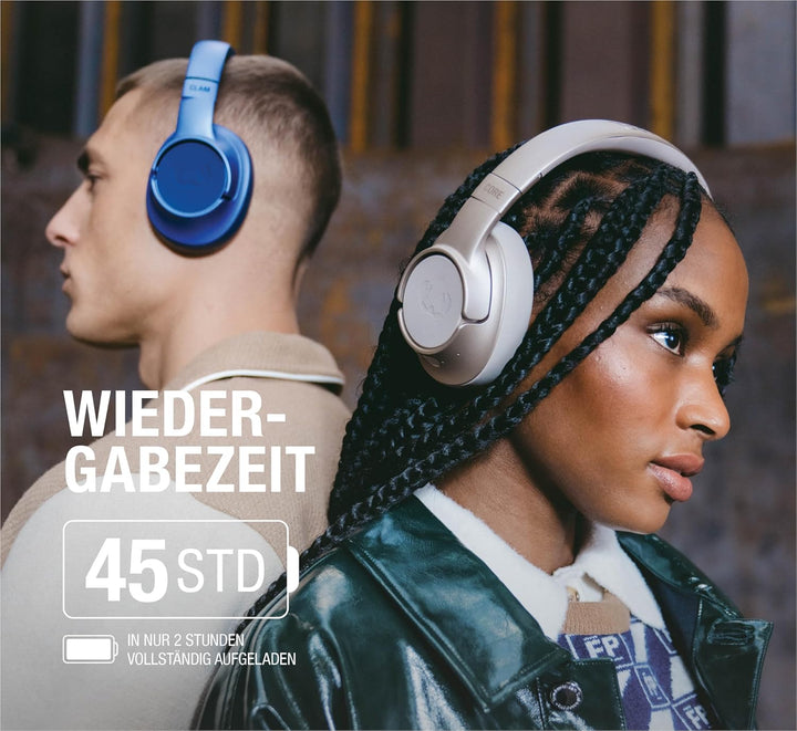 Fresh 'n Rebel Clam Core Bluetooth kopfhörer Over Ear mit ENC-Mikrofon (perfekte Anrufe), Kabellose