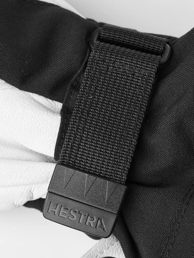 Hestra Heli Skihandschuhe für Damen – klassischer Leder-Schneefäustling zum Skifahren, Snowboarden u