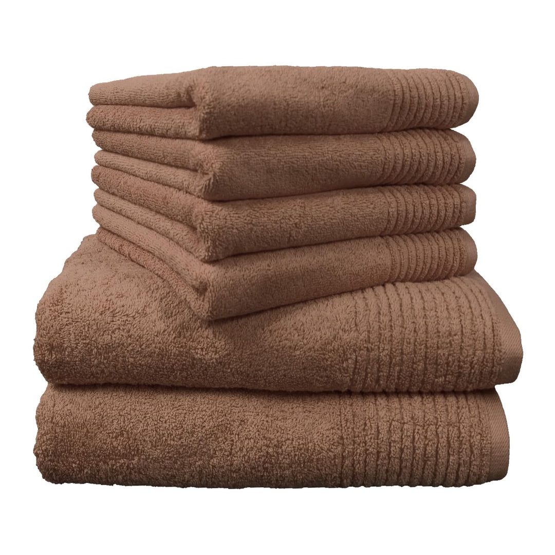 Dyckhoff 0410996215 Handtuchset "Brillant", 2 Badetücher / Duschtücher 70 x 140 cm und 4 Handtücher