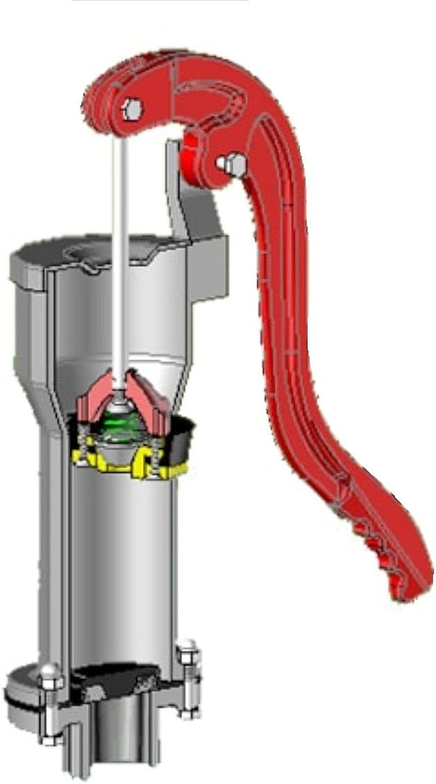 UZMAN 1 bis 2 Zoll Schwengelpumpe Hand-Gartenpumpe Handpumpe Brunnenpumpe Gärtner Gartenpumpen (1 Zo