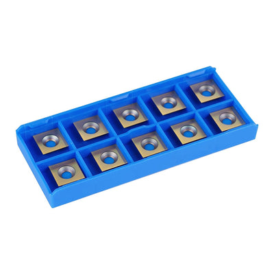 SpeTool 10pcs 10,5 MM x 10,5 MM x 2.2 MM Carbide Insert mit ATS-Beschichtung Replacement for Insert