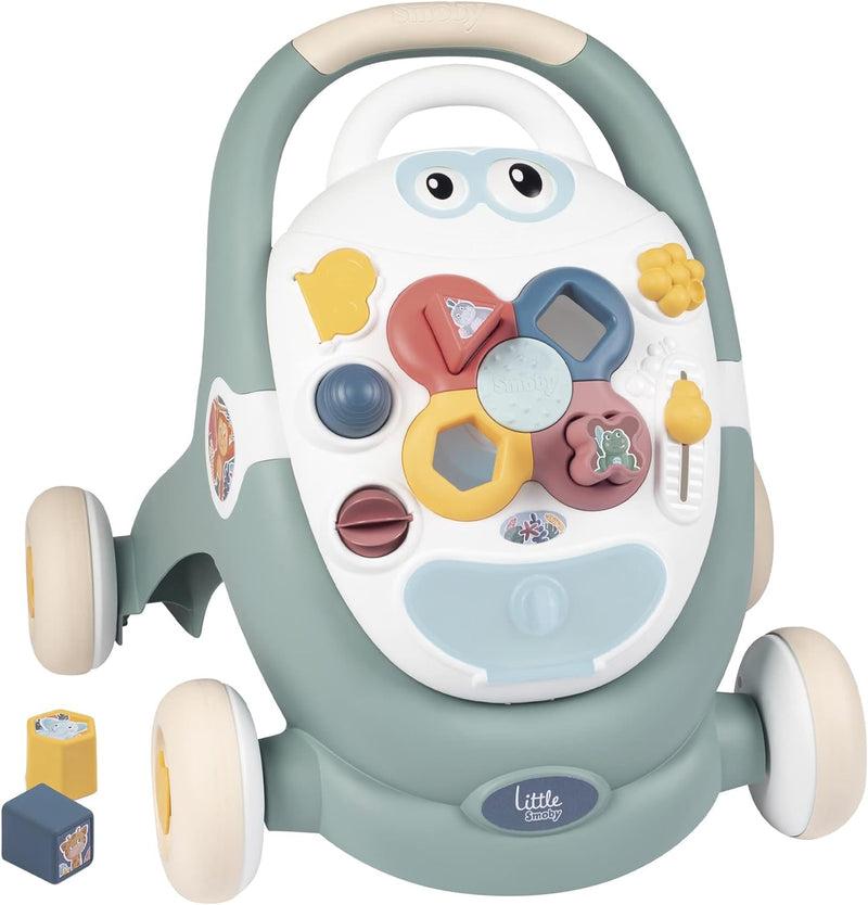 Smoby Toys - Little Smoby Lauflernwagen ab 1 Jahr - 3-in-1-Lauflernhilfe mit Laufwagen, Activity-Boa